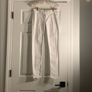 white hollister jeans